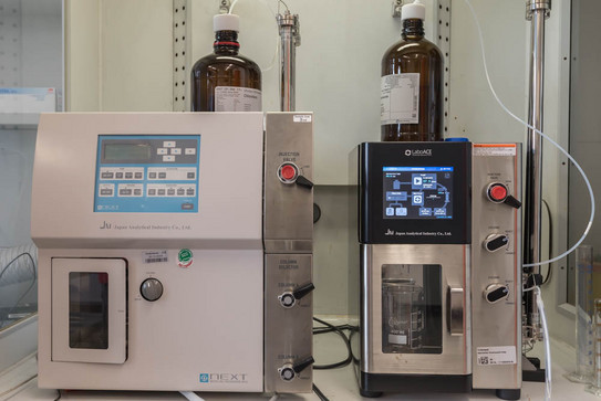 GPC Two preparative recycling gel permeation chromatography systems