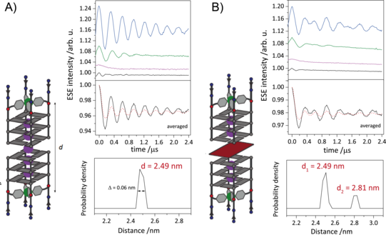 Picture of DNA G-quadruplex dimers and a corresponding sandwich complex