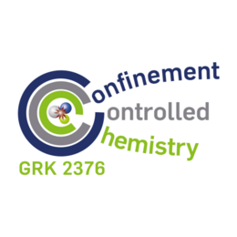 Logo of the research training group "Confinement-controlled Chemistry (GRK 2376)"