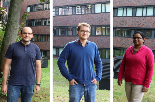 Picture of Dr. David Van Craen, Alexandre Walther and Dr. Ananya Baksi