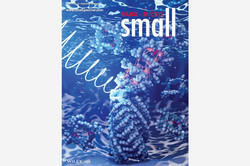 Cover picture showing the breakup of aggregates of metallacycles in solution.