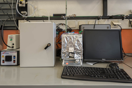 Spectro-electrochemistry setup Metrohm Autolab PGSTAT-101