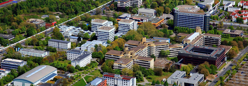 An aerial photograph of North Campus The picture shows the North Campus from above.