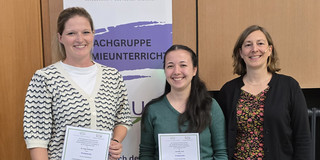 Dr. Inga Kallweit, Jennifer Just und Prof. Dr. Claudia Bohrmann-Linde Dr. Inga Kallweit, Jennifer Just und Prof. Dr. Claudia Bohrmann-Linde