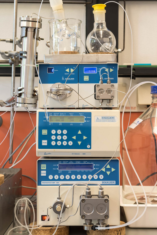 Präparative HPLC-Anlage Präparative HPLC-Anlage