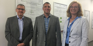 Jurkschat-Schirmacher-Melle Prof. Jurschat, Prof. Schirrmacher, Prof. Melle (Dekanin)